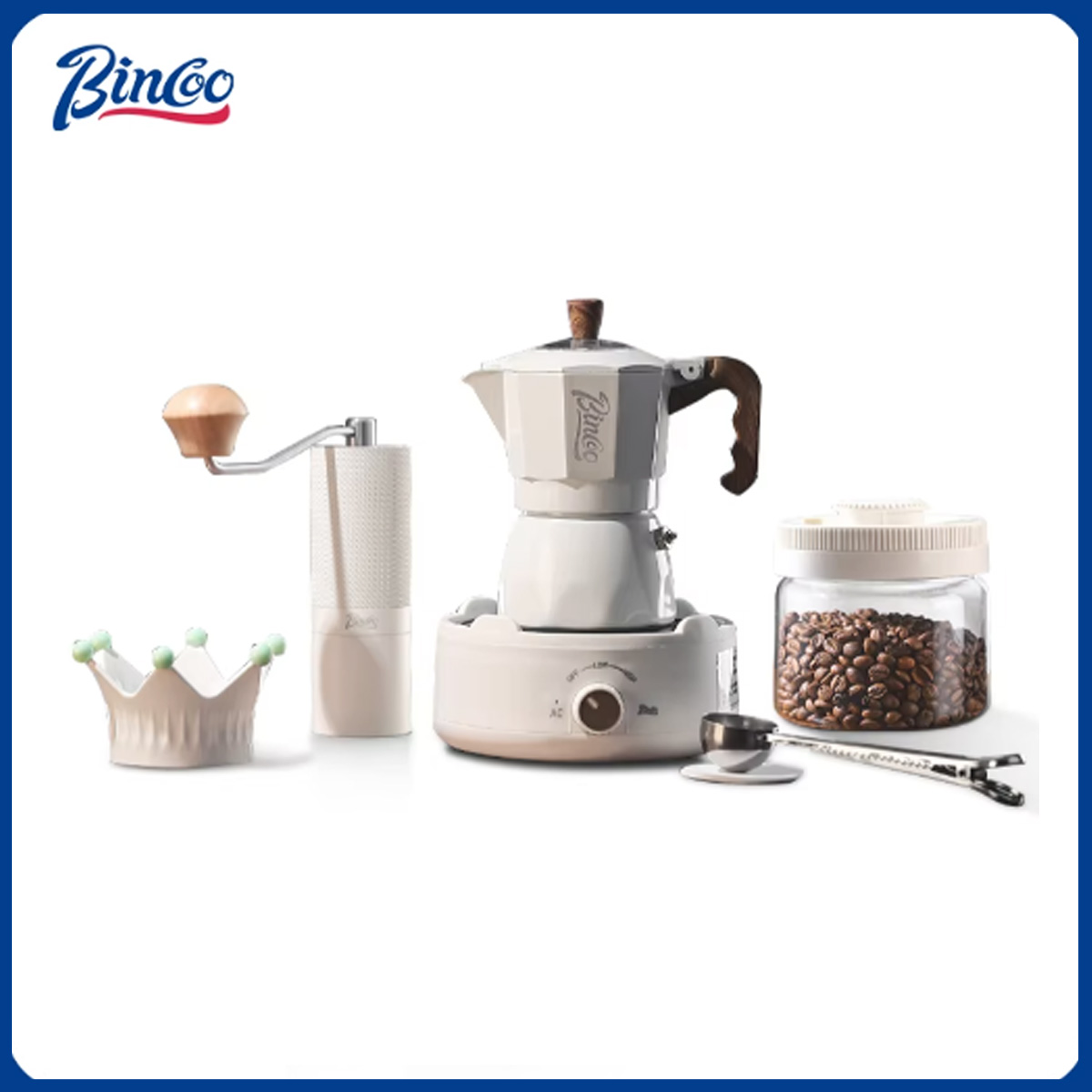 Home Barista - Bincoo Dual Valve Moka Pot Espressomachine
