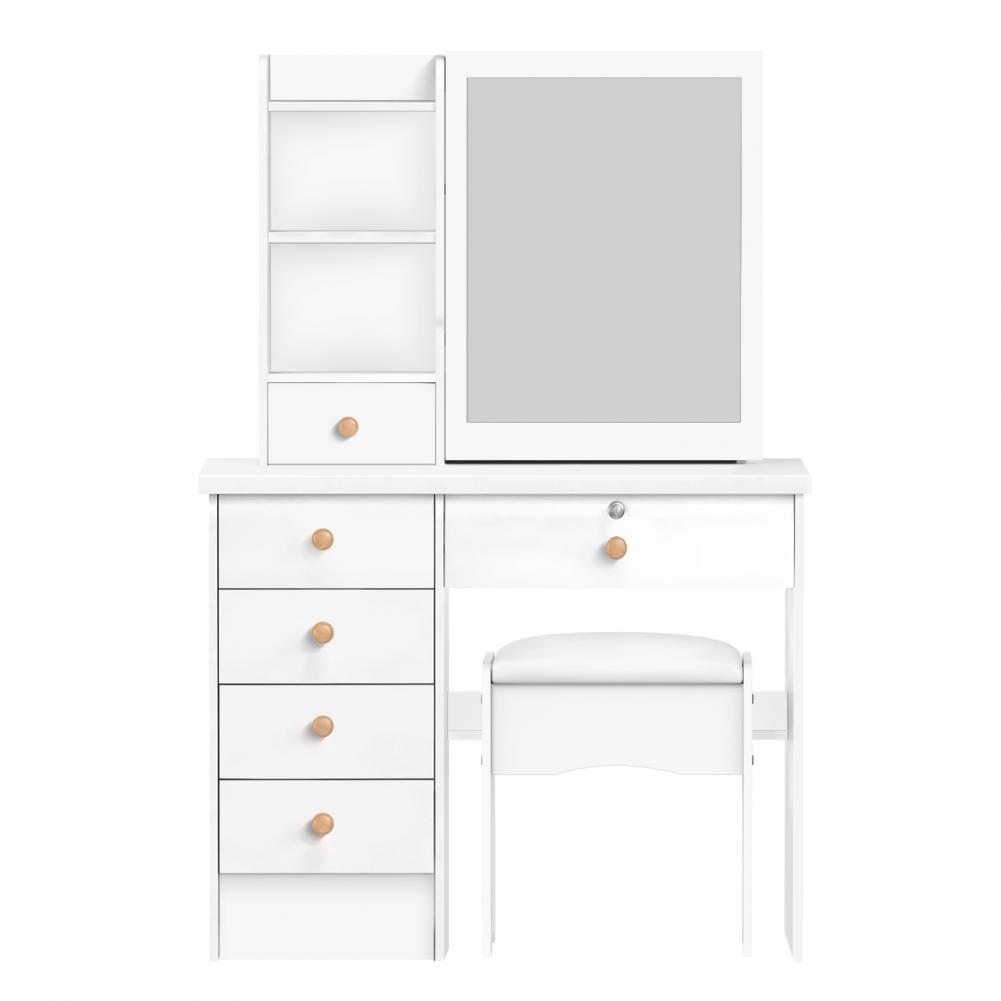 Home Bargains - Make-up ijdelheden make-up bureau met schuifspiegel,