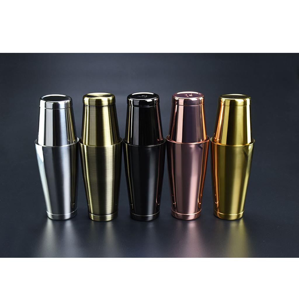 Boston Shaker Set - RVS Tin Bar Shaker Set Boston