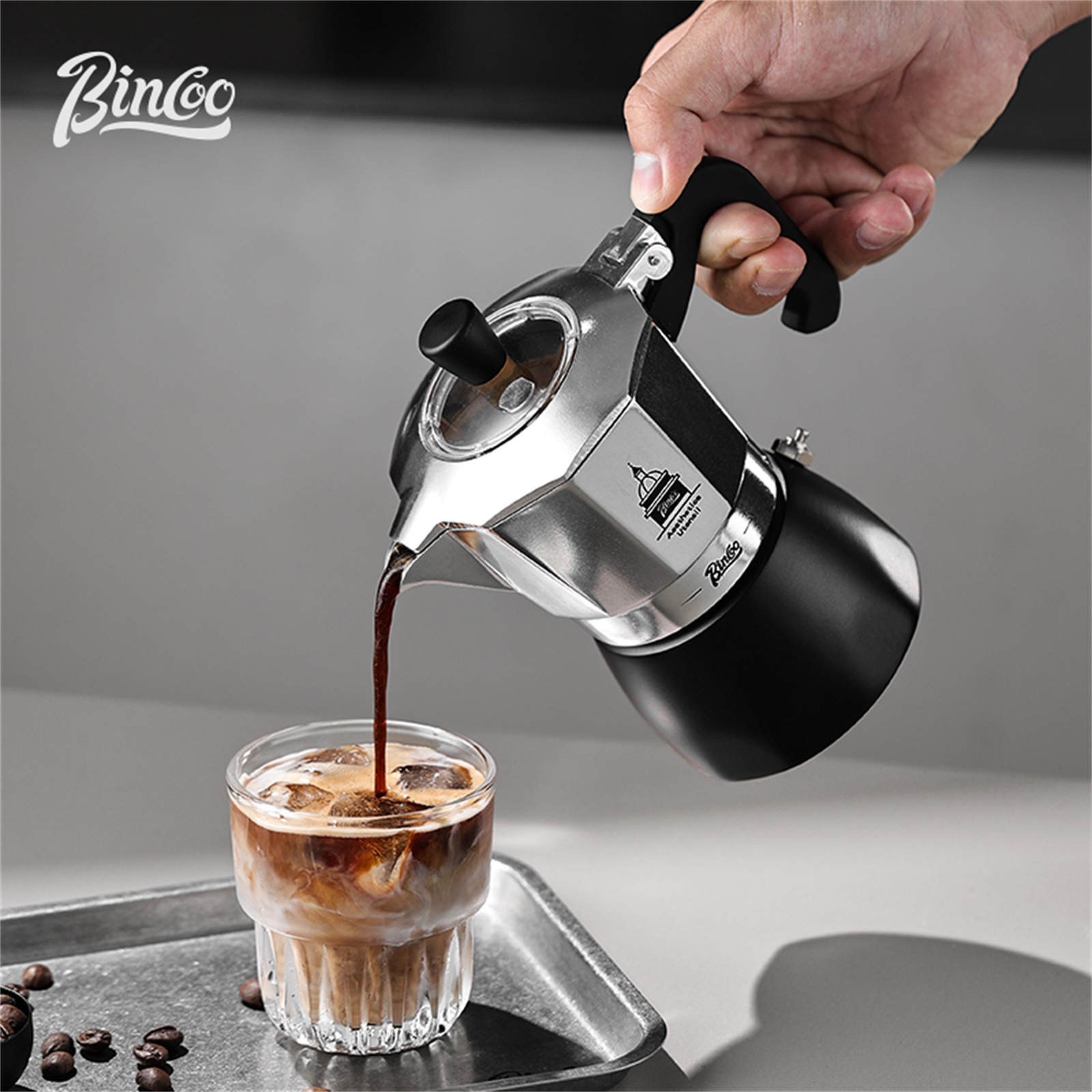 Home Barista - BINCOO Moka Pot met dubbele klep,