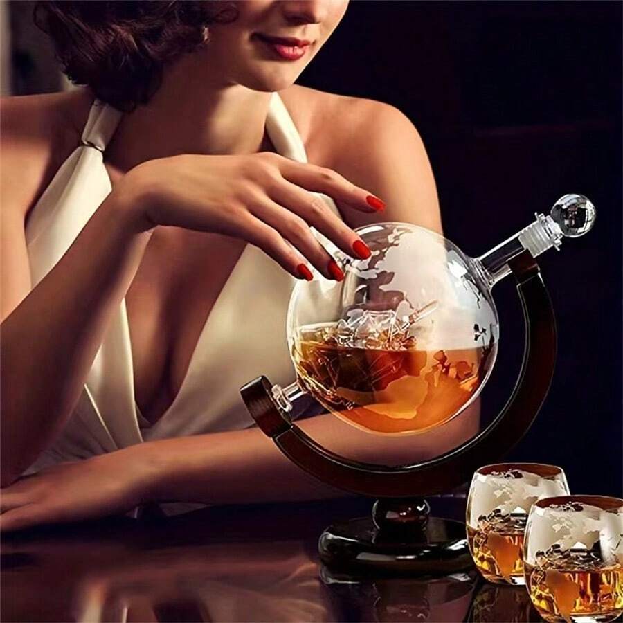 Decanter Globe Set - 1-delige/3-delige set globe-decanteers, whisky globe-decanteer, alcohol