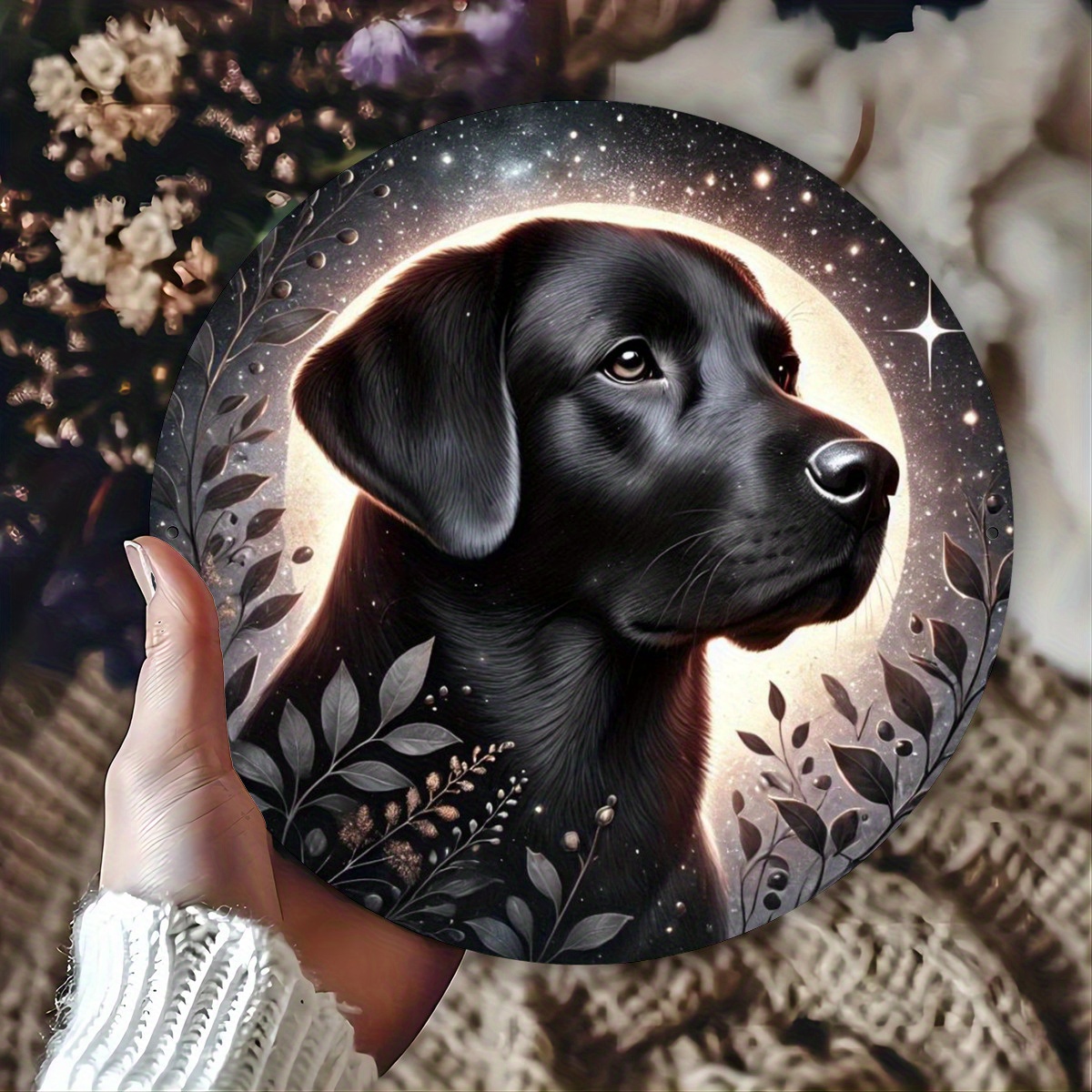 Home Bar And Kitchen - Charmante zwarte labrader en kitten 7,8