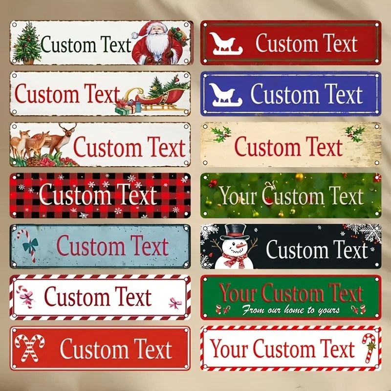 Home Bar Signs - 40,64x10,16cm 2D platte op maat gemaakte
