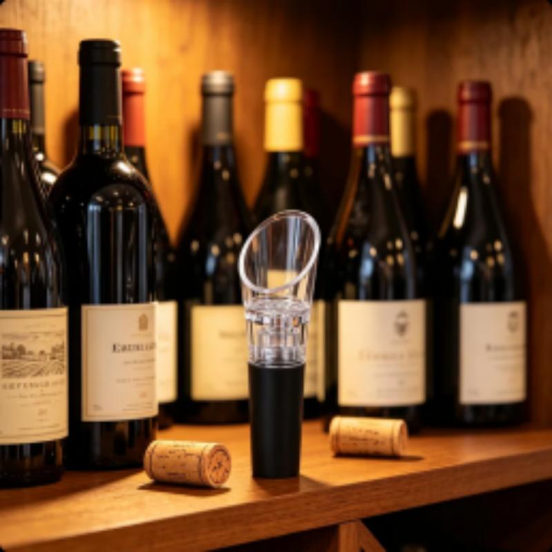 Wine Preservation Pump - Wijnbeluchter met vacuümstop, wijnbeluchter & wijnbesparende