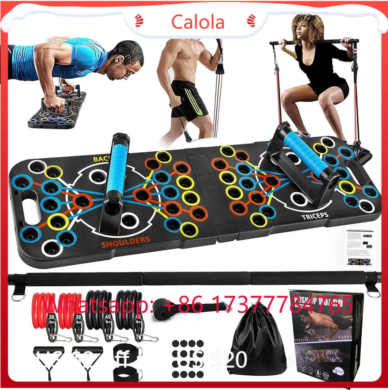 Home Bar Setup Kit - Multifunctionele Push-up Board Pilates Bar Set