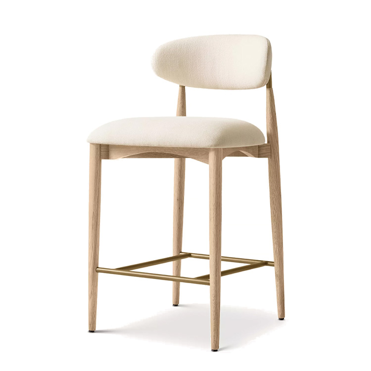 Home Bar And Counter - Nieuwe stijl Scandinavische stof houten tegenkrukken