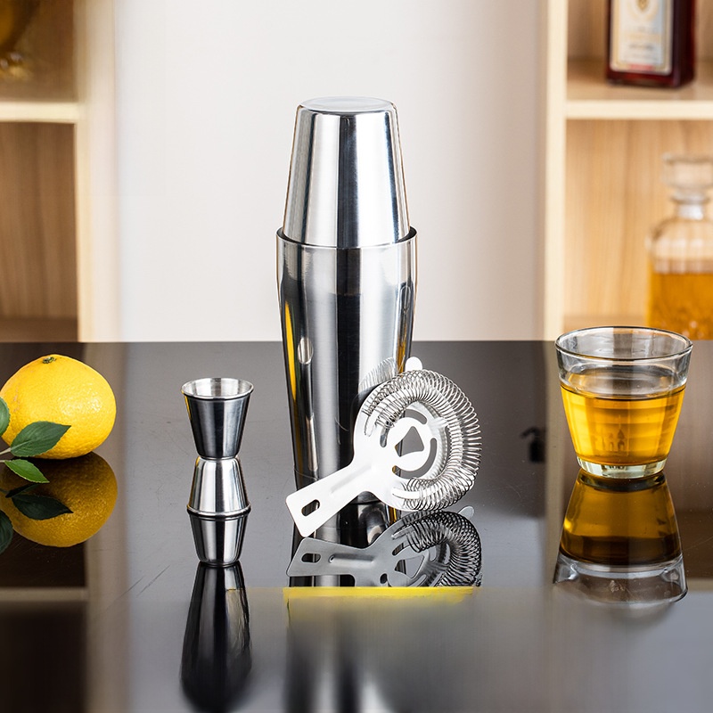 Boston Shaker Set - RVS Bar Tool Set Cocktail Shaker