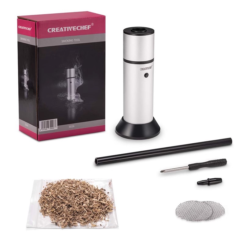 Smoking Gun Kit - 1 Set Voedsel Koude Rookgenerator Draagbare