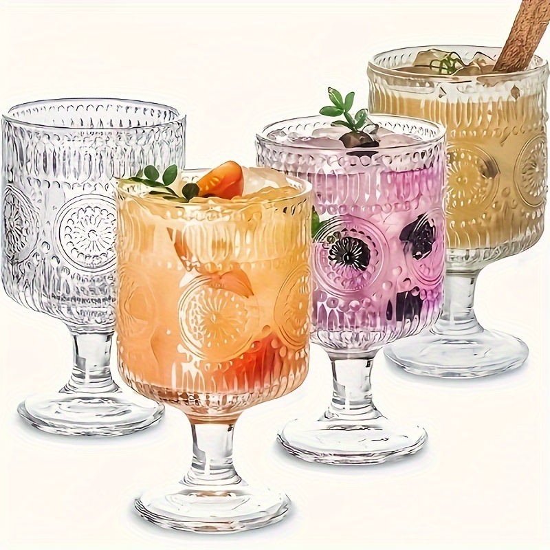 Highball Glass Set - 4-delige set - Zonnebloemglasset, Highball 250