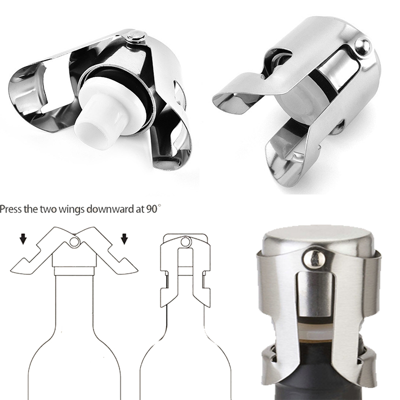 Wine Preservation Pump - Champagne Stop Mousserende Wijnstopper Wijnvacuümstopper Stoppers