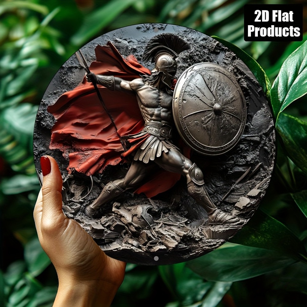 Home Bar And Kitchen - Spartan Warrior Round, een klassiek kerst-
