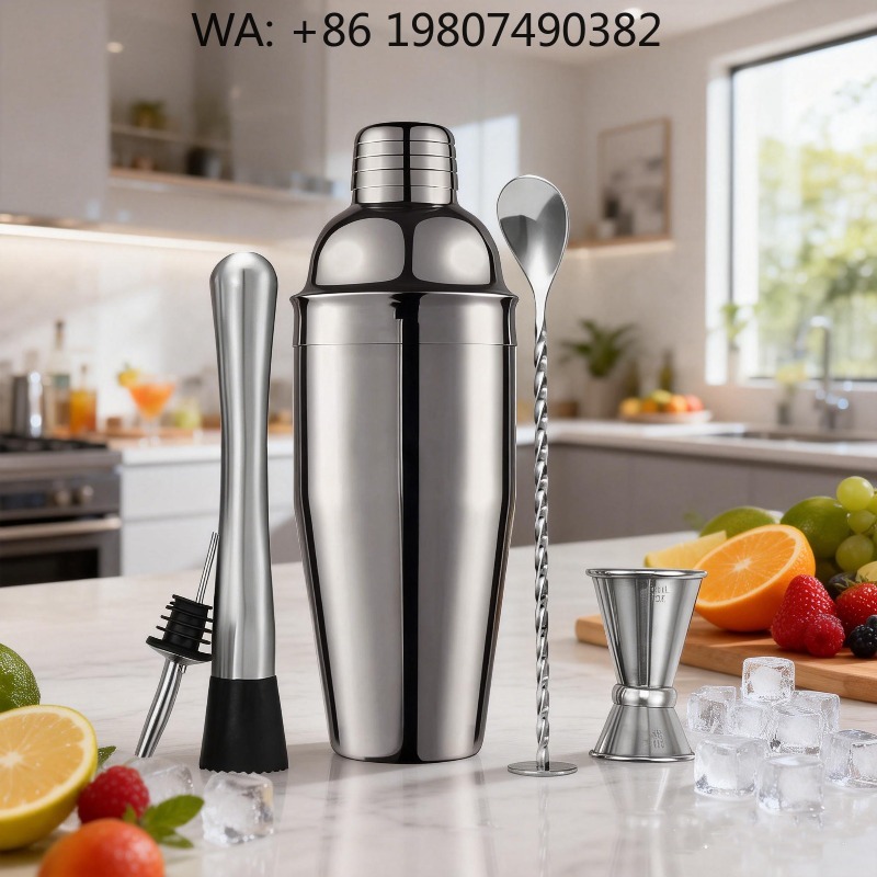 Boston Shaker Set - 5-delige roestvrijstalen barmixset, 25oz Margarita Boston