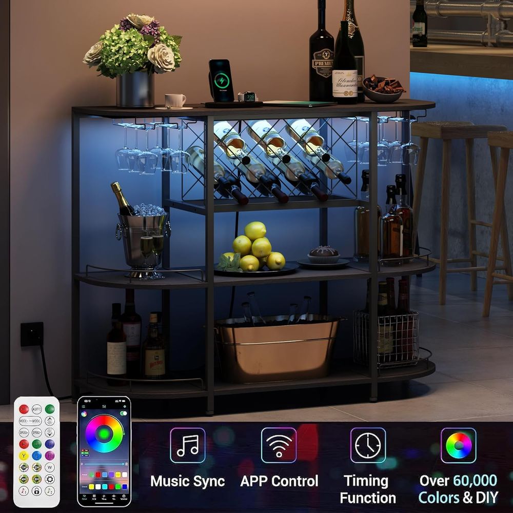 Zwarte 3-laags salontafel met  - Home Bar And Kitchen recensie en prijs