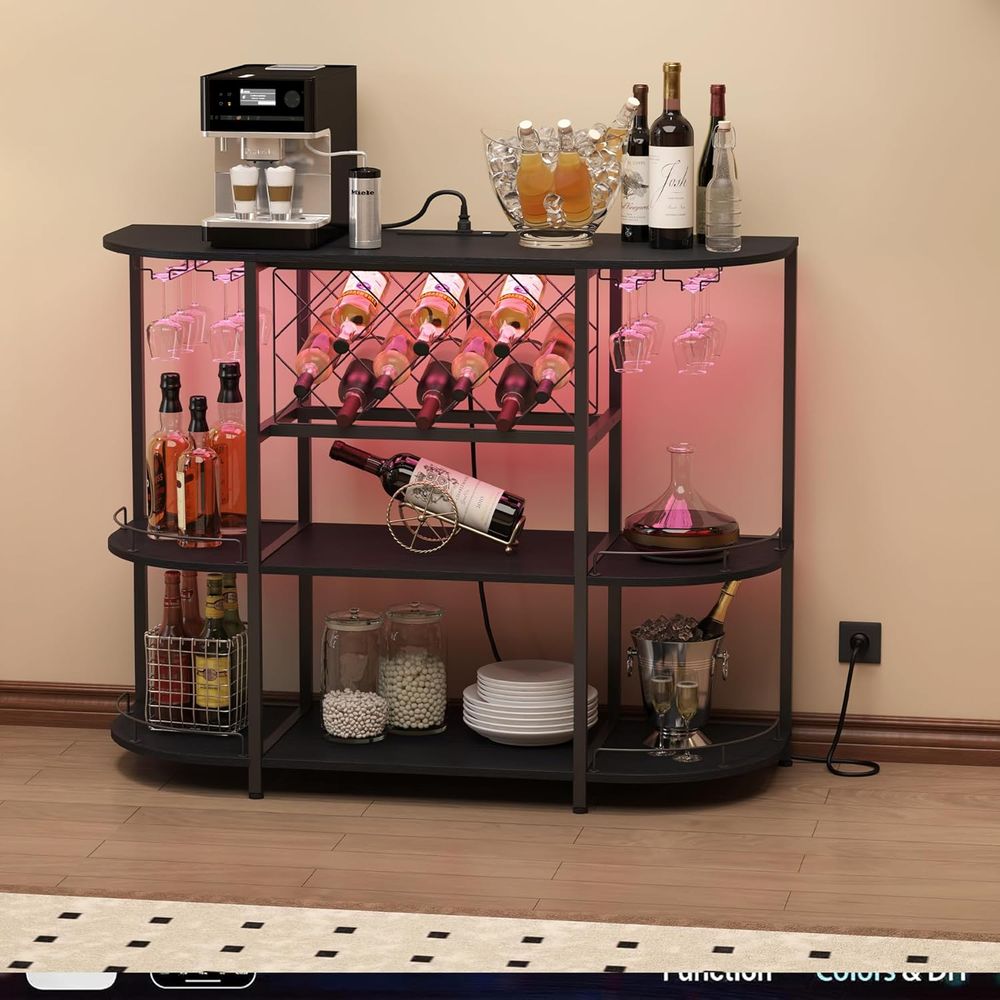 Zwarte 3-laags salontafel met  - Home Bar And Kitchen recensie en prijs