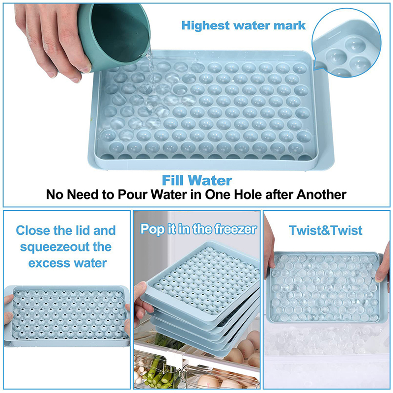 Mini Ijsblokjesbakje 104 Gaten - Ice Mold Sphere recensie en prijs