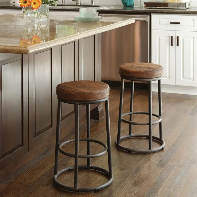 Amerikaanse retro ijzeren bark - Home Bar Seating recensie en prijs