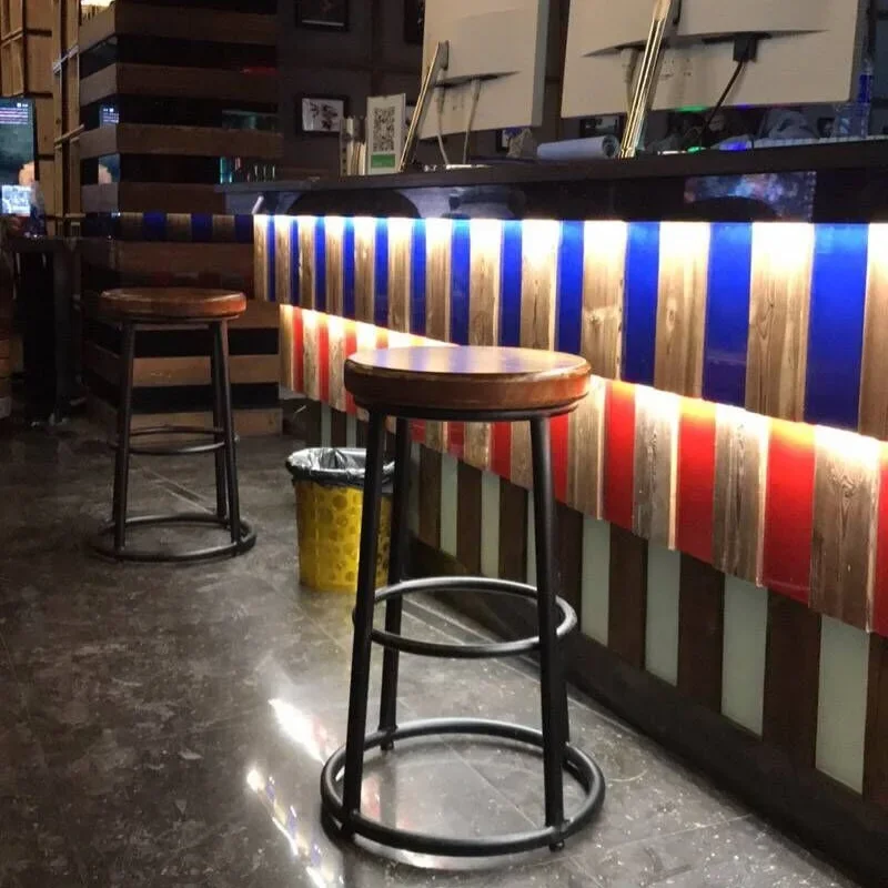 Amerikaanse retro ijzeren bark - Home Bar Seating recensie en prijs
