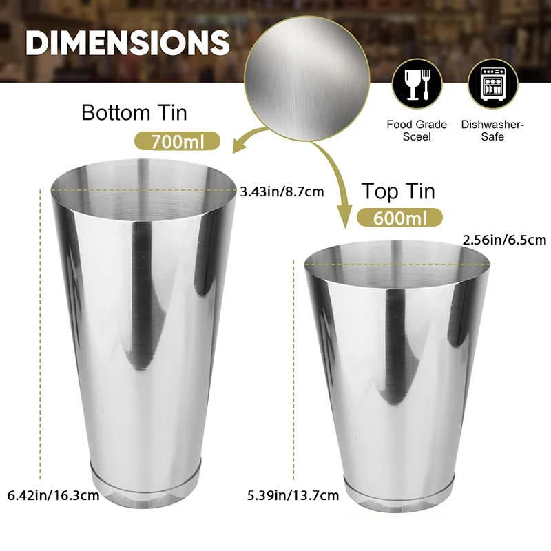 Boston Cocktail Shaker Set 18  - Boston Shaker Set recensie en prijs