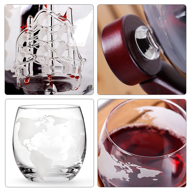 Whisky Karaf Globe Wijnglas Se - Decanter Globe Set recensie en prijs