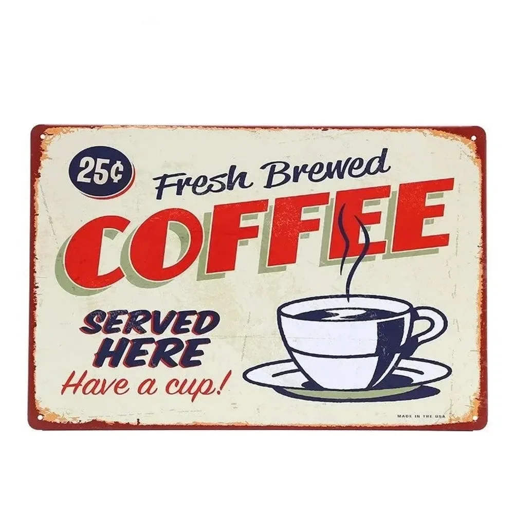 Plaquette Metalen Borden Drink - Home Bar And Coffee recensie en prijs