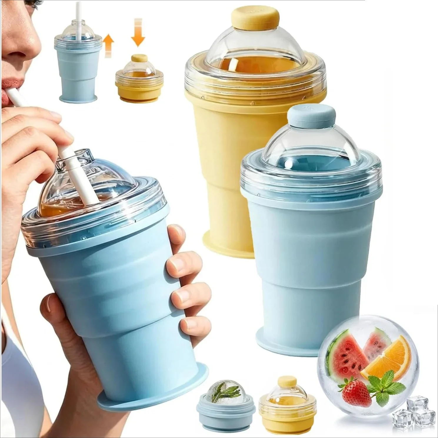 2-in-1 opvouwbare siliconen ij - Ice Mold Sphere recensie en prijs