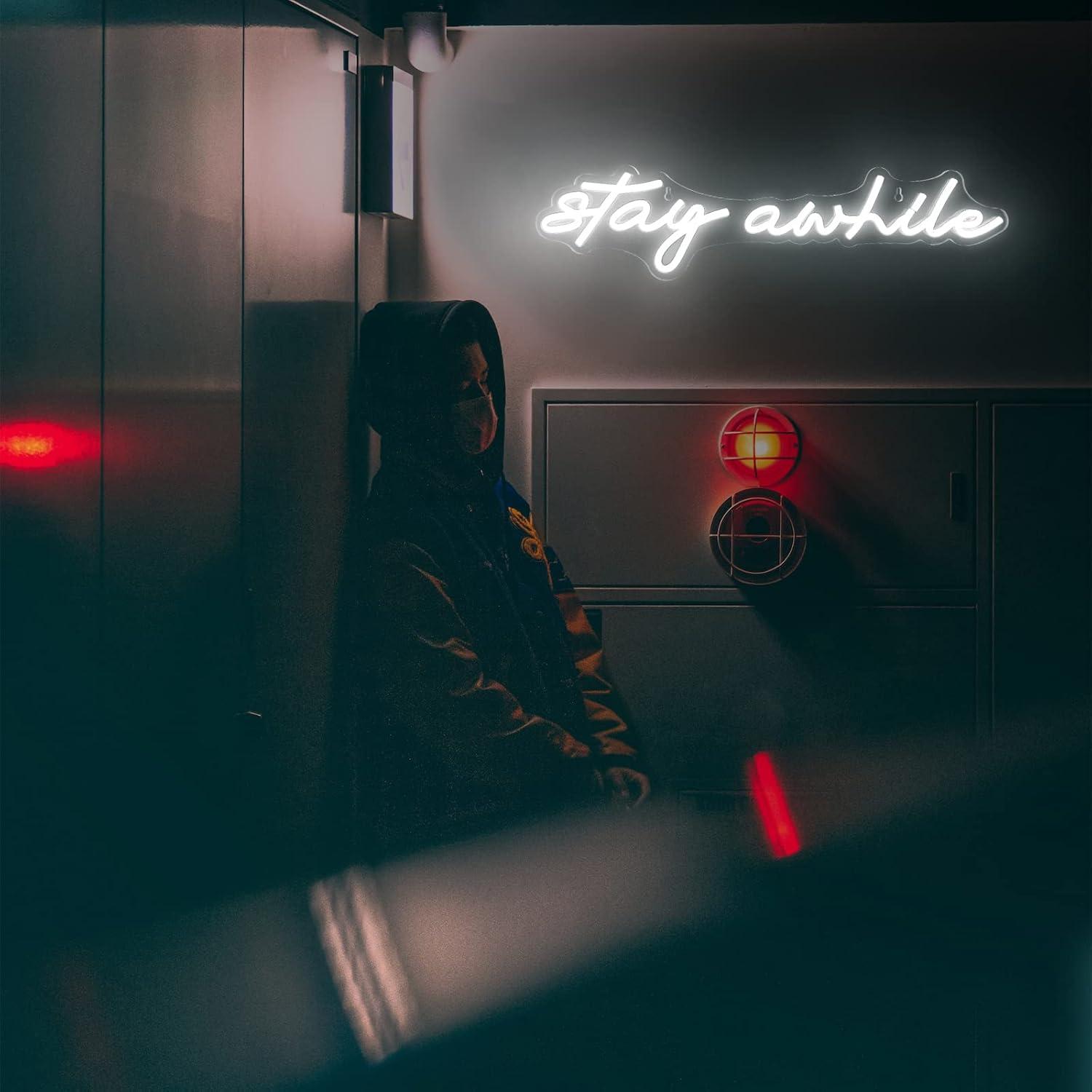 Blijf een tijdje aanwezig Neon - Home Bar Signs recensie en prijs