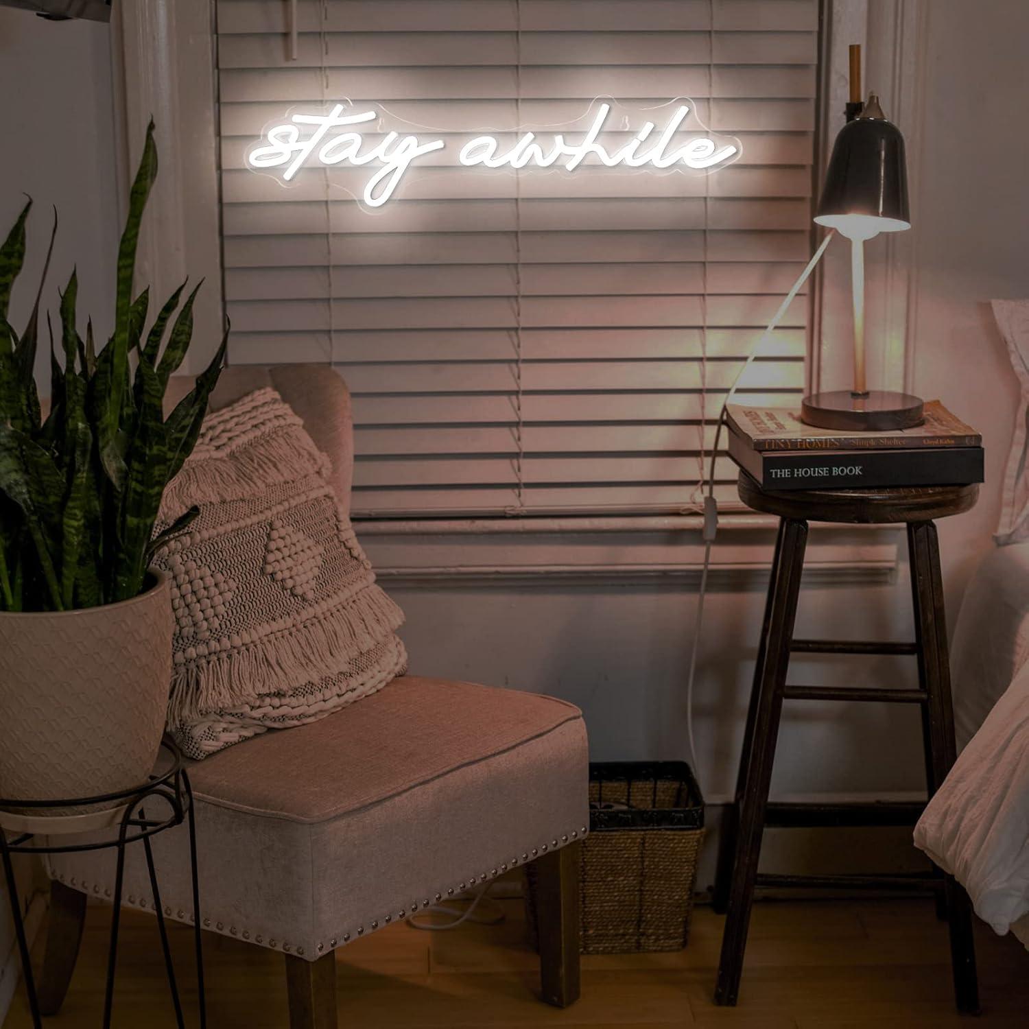 Blijf een tijdje aanwezig Neon - Home Bar Signs recensie en prijs