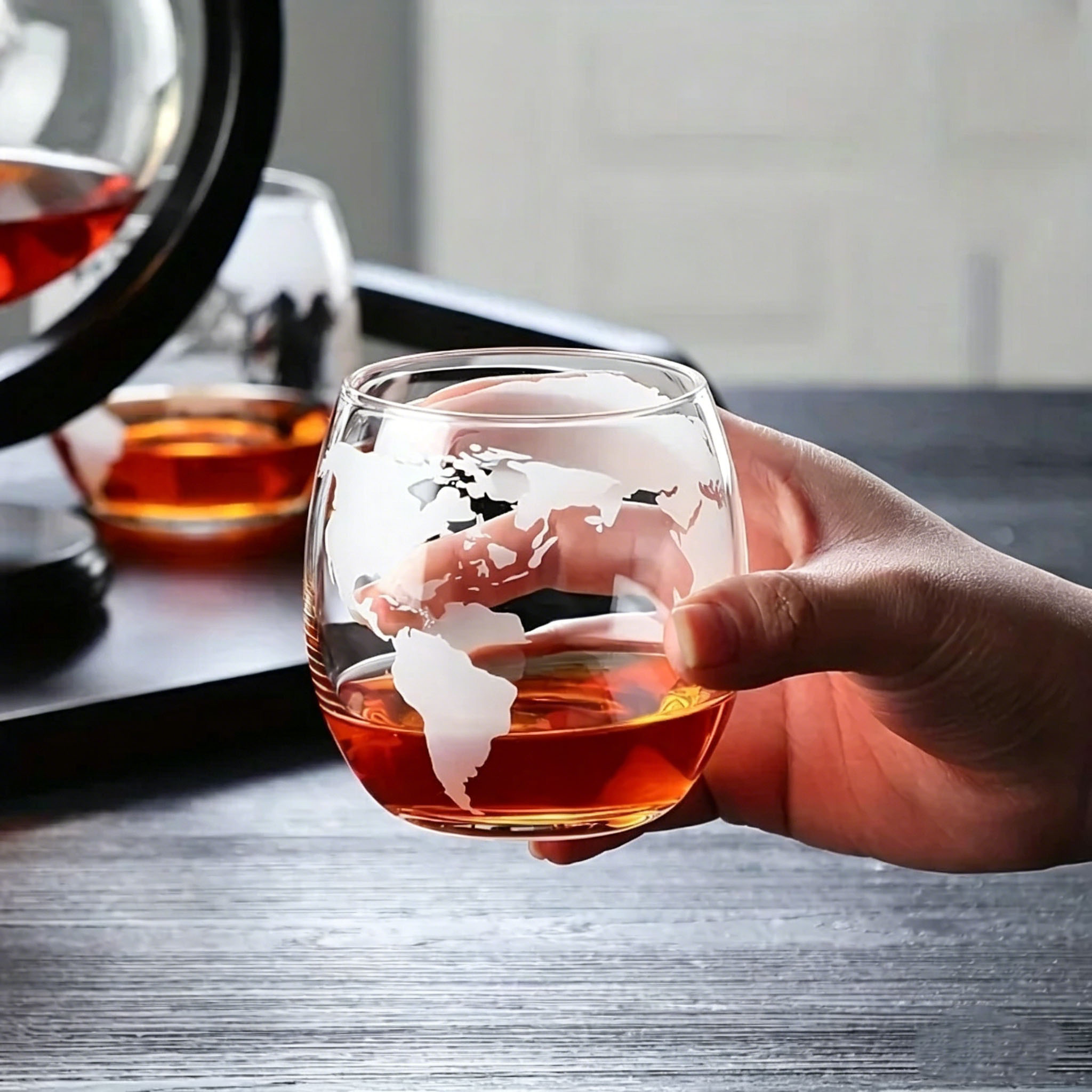 Globe Whiskey Decanter Set Loo - Decanter Globe Set recensie en prijs