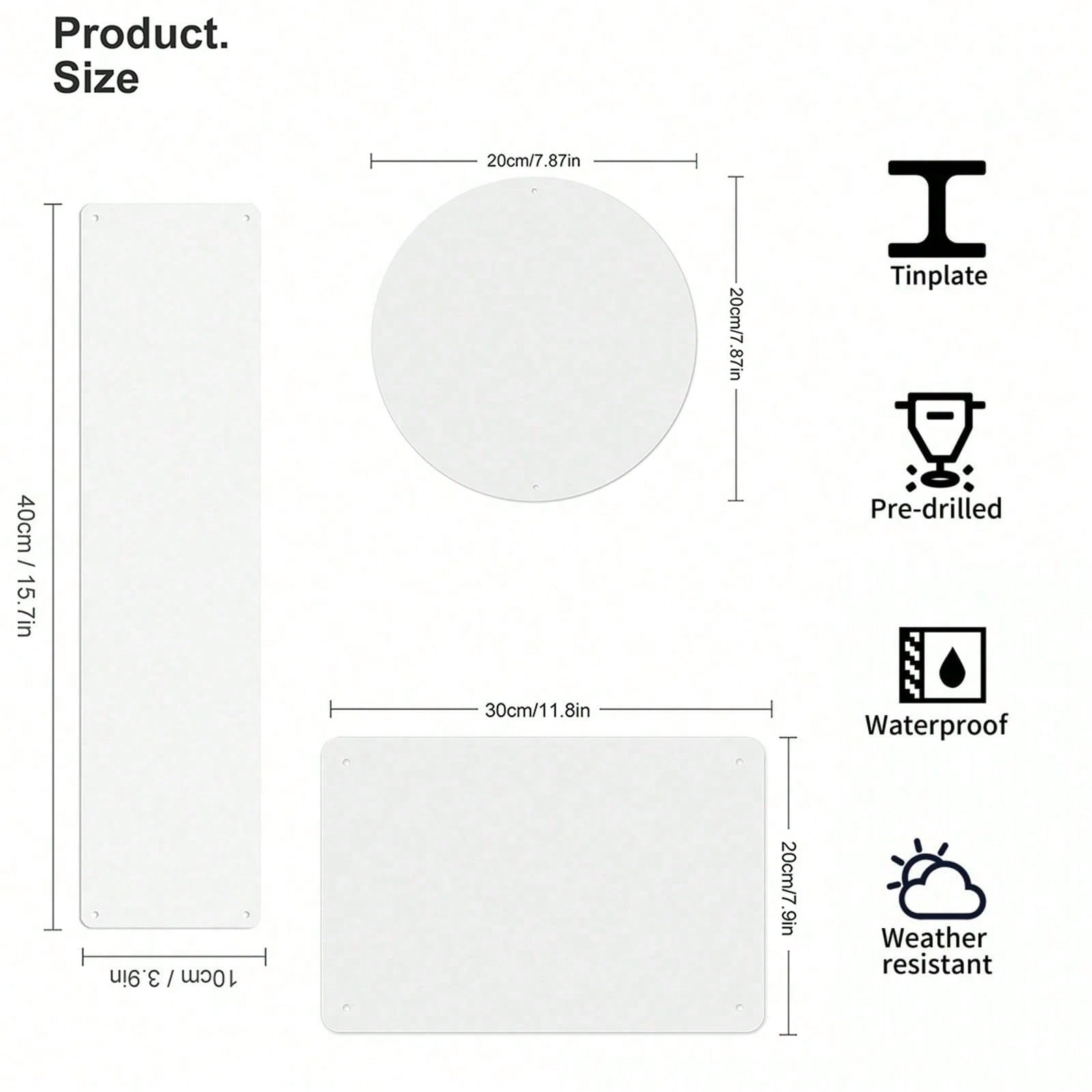2D plat, 1 stuk, 1 stuk bord,  - Home Bar And Kitchen recensie en prijs