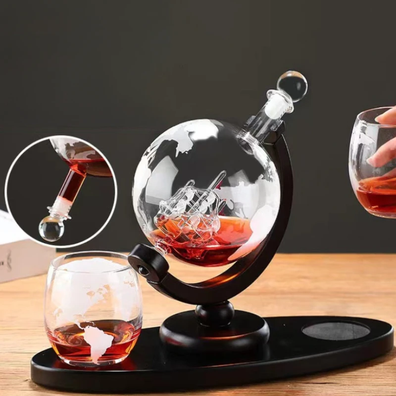Globe Shaped Whiskey Karaf Bor - Decanter Globe Set recensie en prijs
