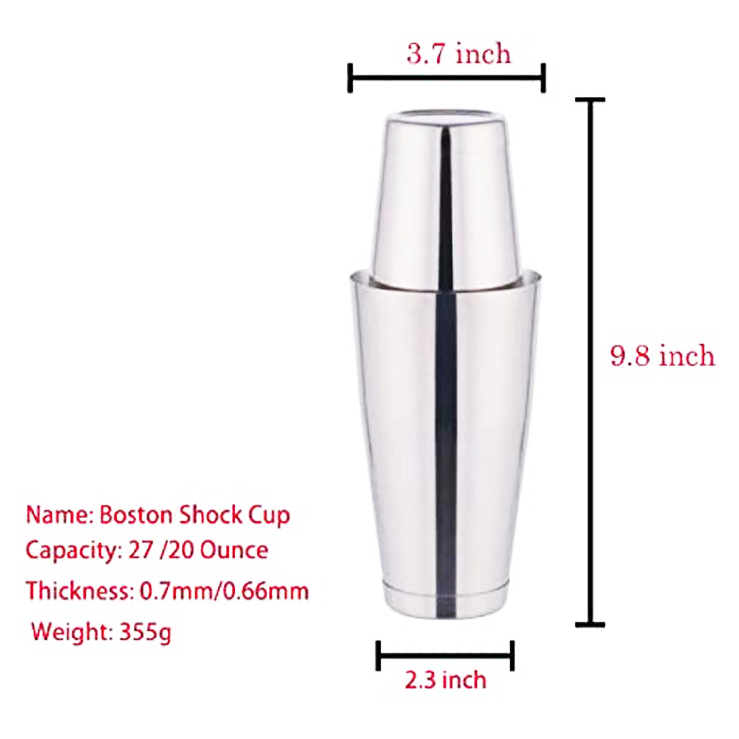 stllFactory Hot Selling 6-deli - Boston Shaker Set recensie en prijs