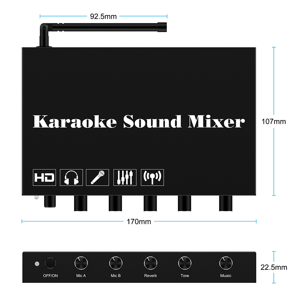 HDMI Karaoke Speler Mixer Home - Home Bar And Theater recensie en prijs
