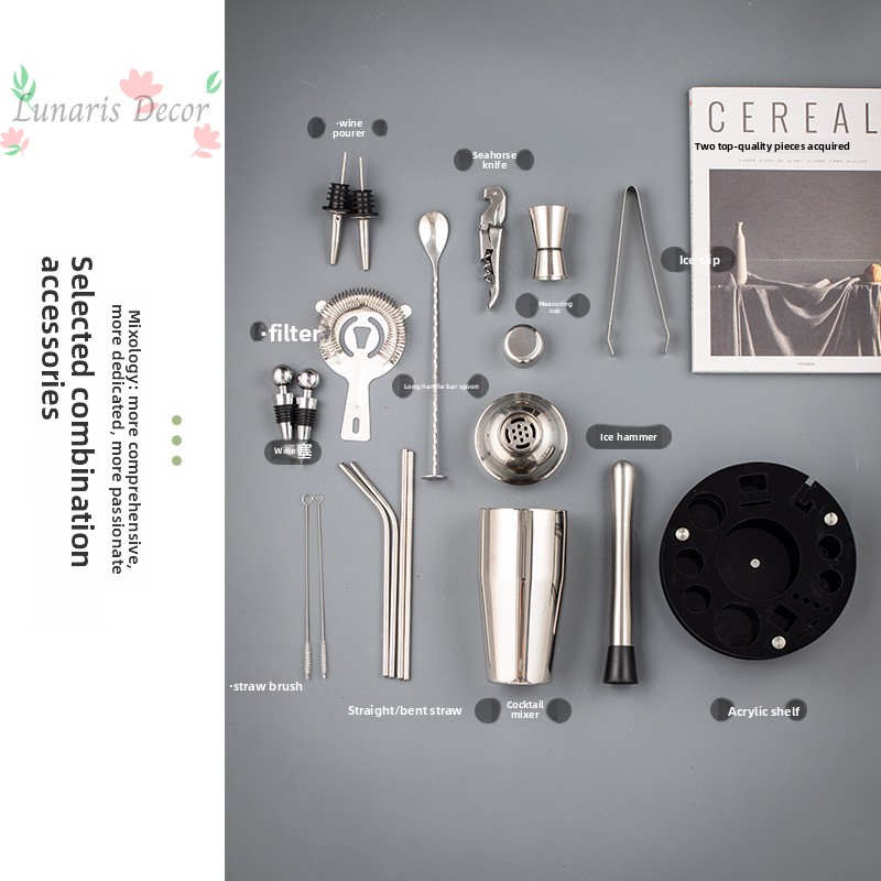 Complete bartending-gereedscha - Boston Shaker Set recensie en prijs
