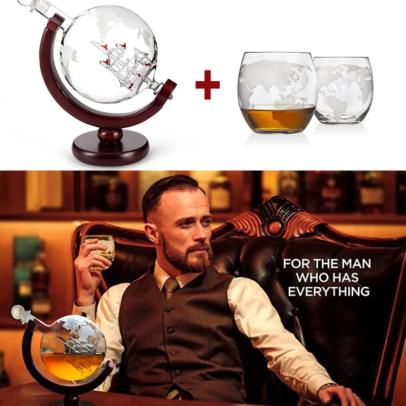 Whisky Glas Set Crystal Globe  - Decanter Globe Set recensie en prijs