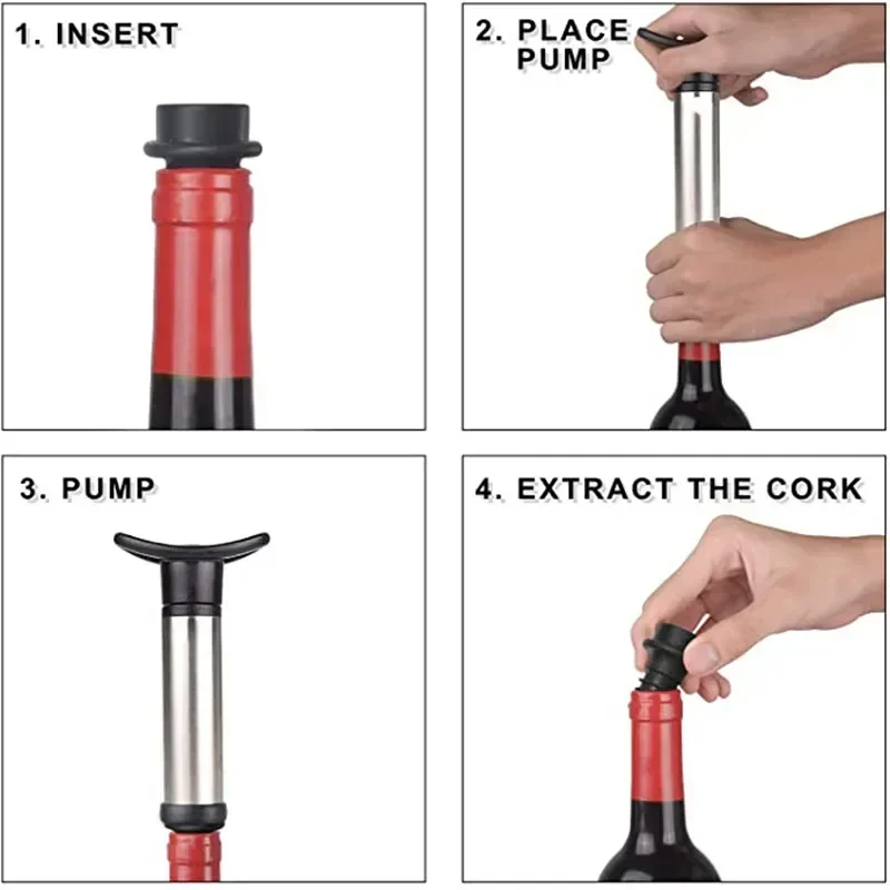 Vacuüm Wijnpompkit Met Wijnfol - Wine Preservation Pump recensie en prijs