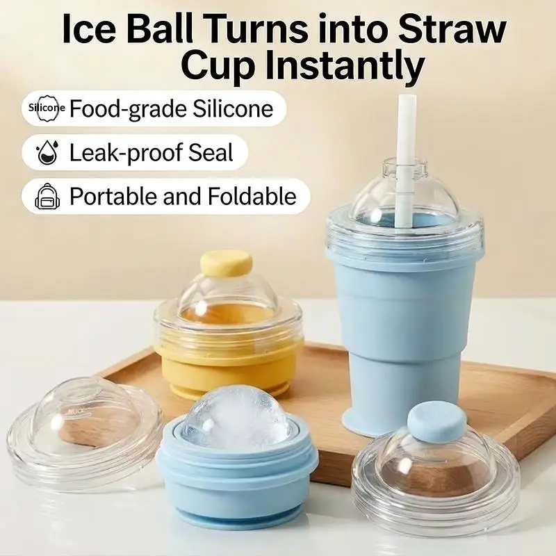 Draagbare opvouwbare ijsbalbek - Ice Mold Sphere recensie en prijs