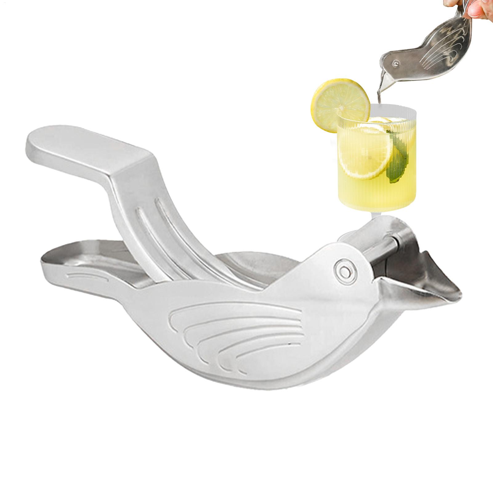 Zilveren vogelvorm citroenpers - Citrus Juicer Bar recensie en prijs