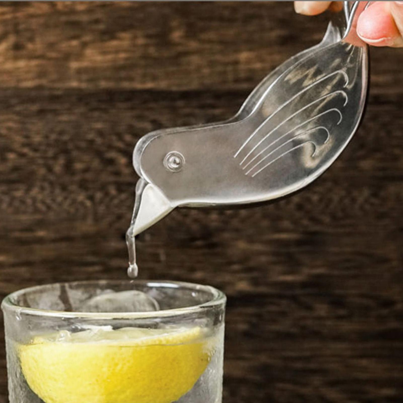 Zilveren vogelvorm citroenpers - Citrus Juicer Bar recensie en prijs