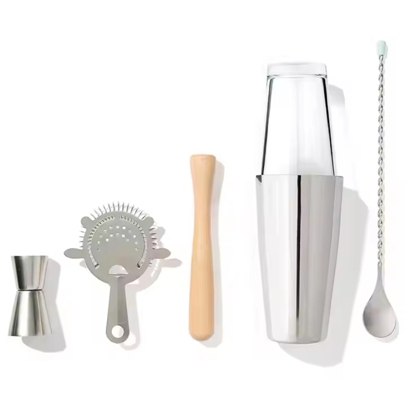 6-delige minimalistische, mili - Boston Shaker Set recensie en prijs
