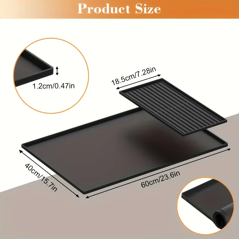 2-in-1 siliconen koffiebarmat  - Home Bar And Counter recensie en prijs