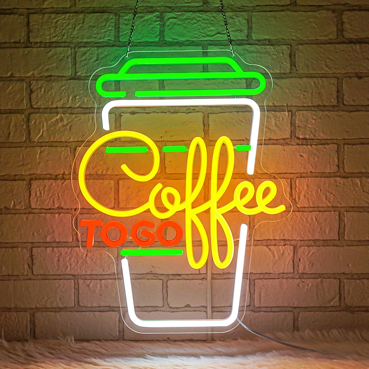 Koffie Neon Sign USB dimbare L - Home Bar Signs recensie en prijs