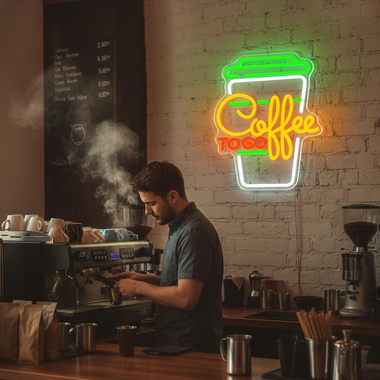 Koffie Neon Sign USB dimbare L - Home Bar Signs recensie en prijs