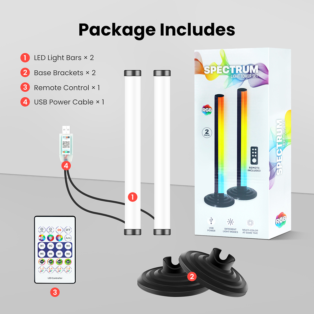5V Smart LED Hoekvloerlamp RGB - Home Bar And Theater recensie en prijs