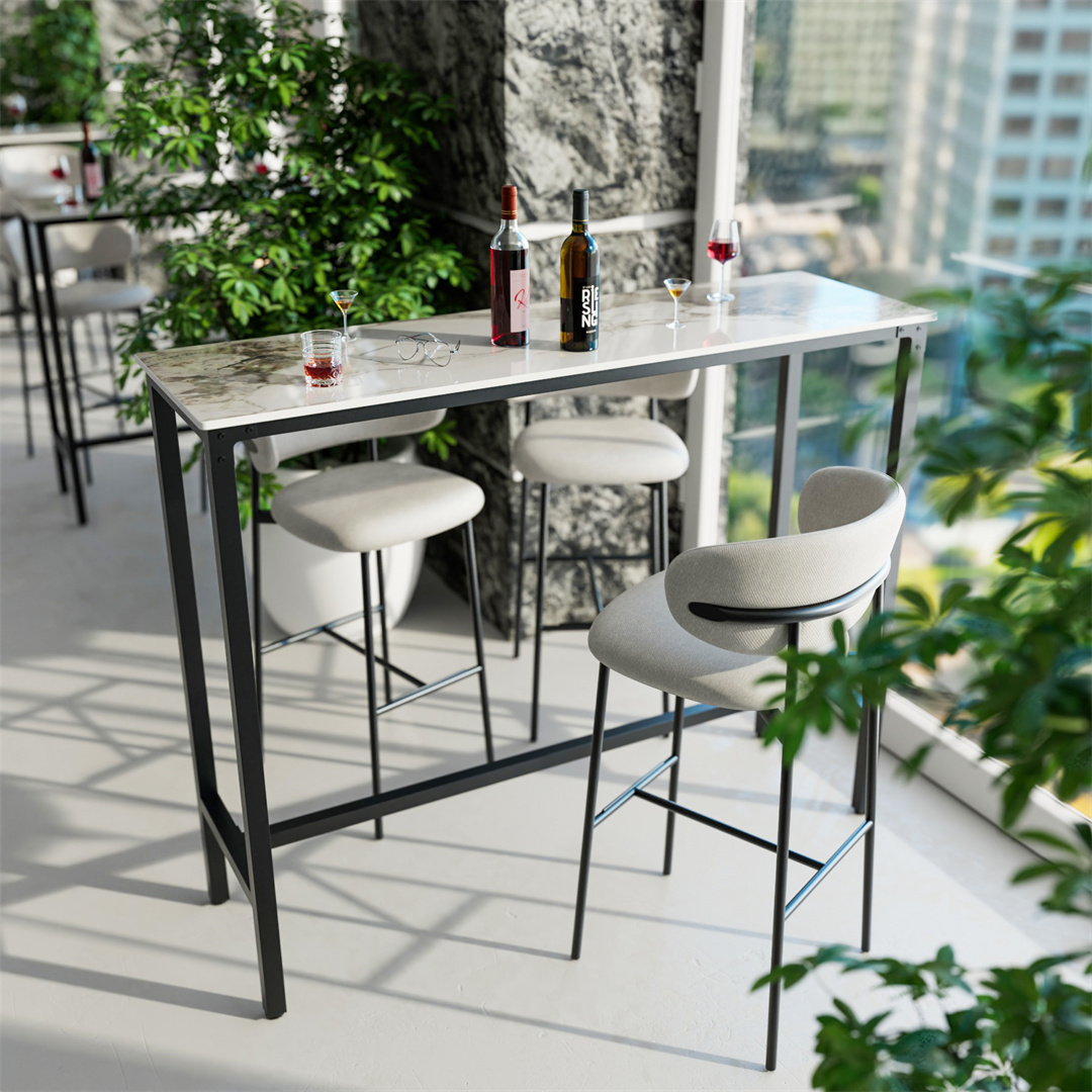 LUVODI Zwarte Bartafel met Wit - Home Bar And Counter recensie en prijs