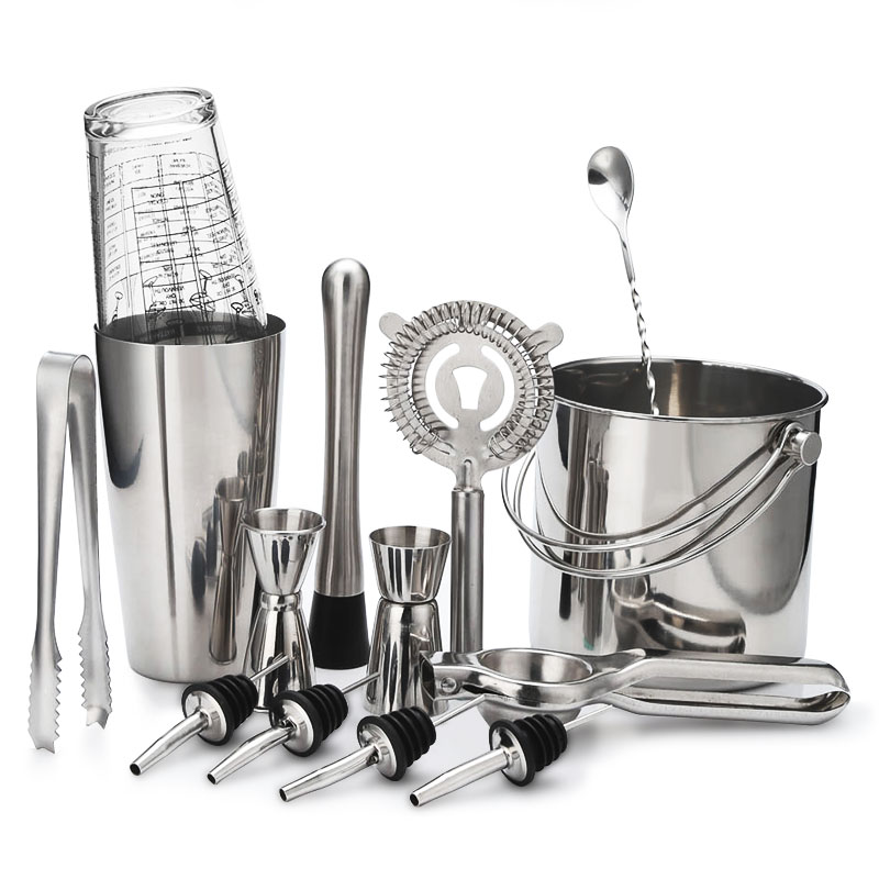 Cocktailshaker Barset RVS Loun - Boston Shaker Set recensie en prijs
