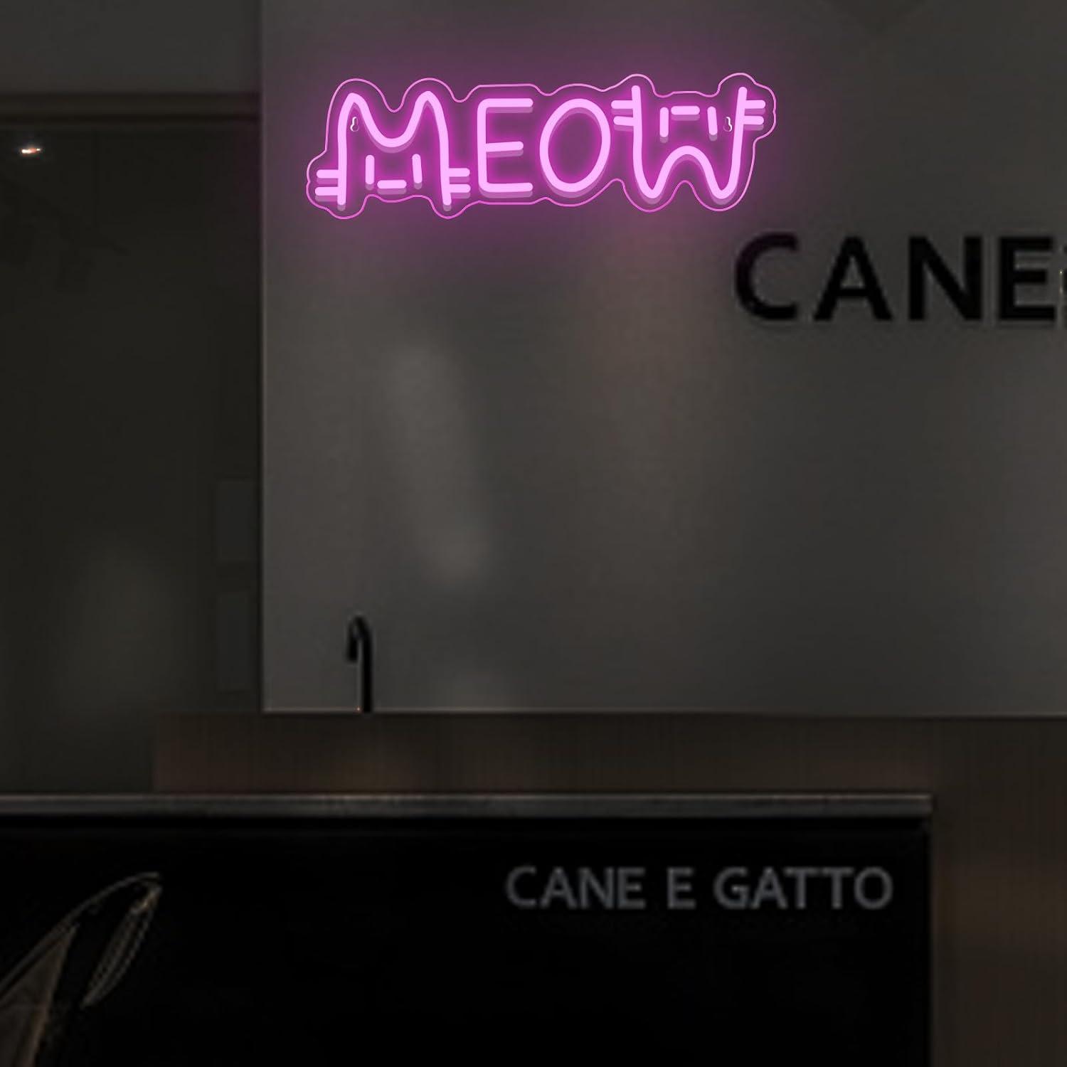 Miauw Neonbord Kat USB-aangedr - Home Bar Signs recensie en prijs