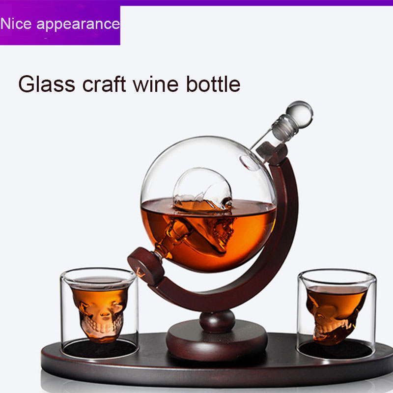 Skull Globe Whiskey Karaf Set  - Decanter Globe Set recensie en prijs