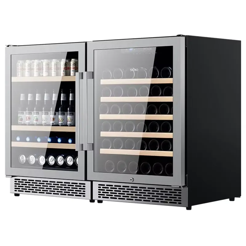 SICAO RVS Dubbele Zone Wijnkoe - Home Bar And Fridge recensie en prijs