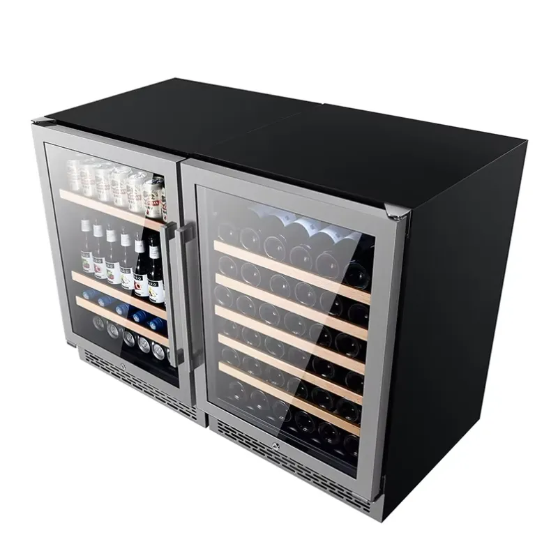 SICAO RVS Dubbele Zone Wijnkoe - Home Bar And Fridge recensie en prijs