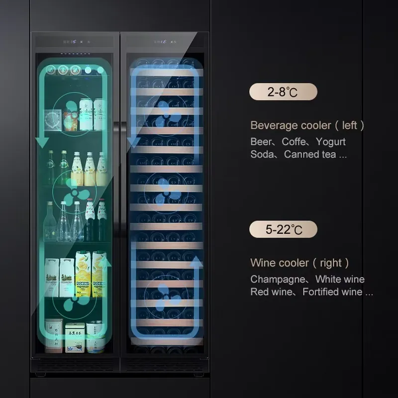 Inbouw drankenkoelkast dubbele - Home Bar And Fridge recensie en prijs